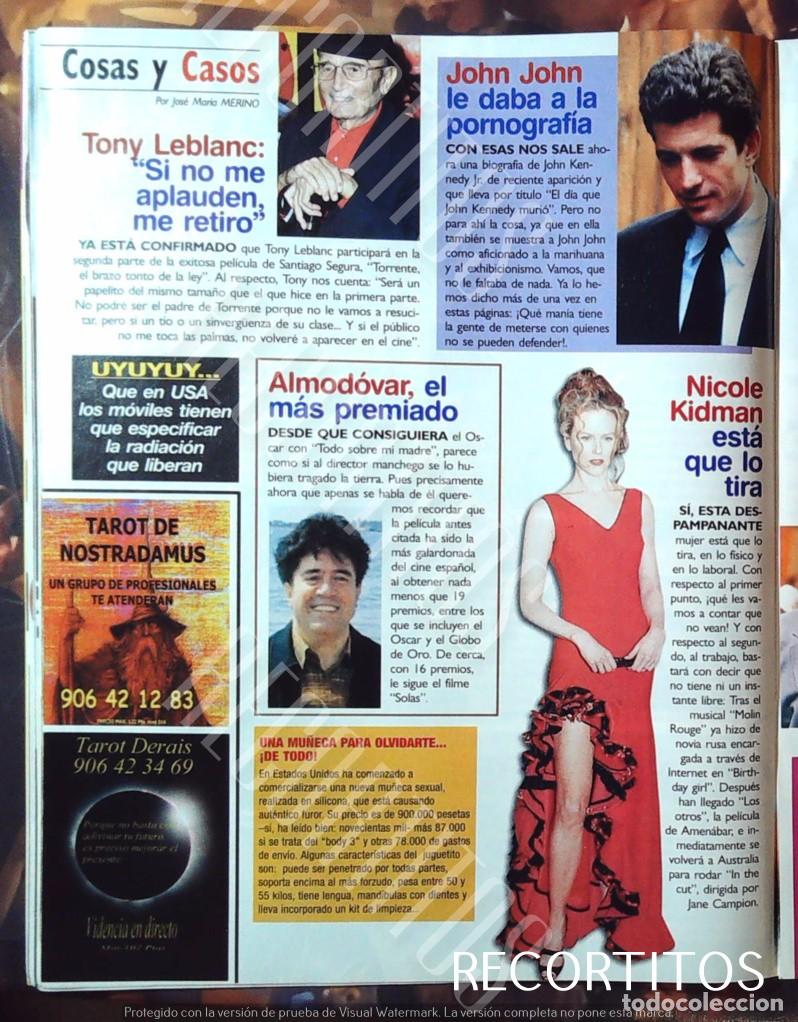 Cine: nicole kidman john john kennedy pedro almodovar tony leblanc