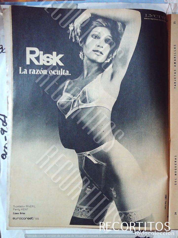 Cine: risk lenceria anuncio publicidad