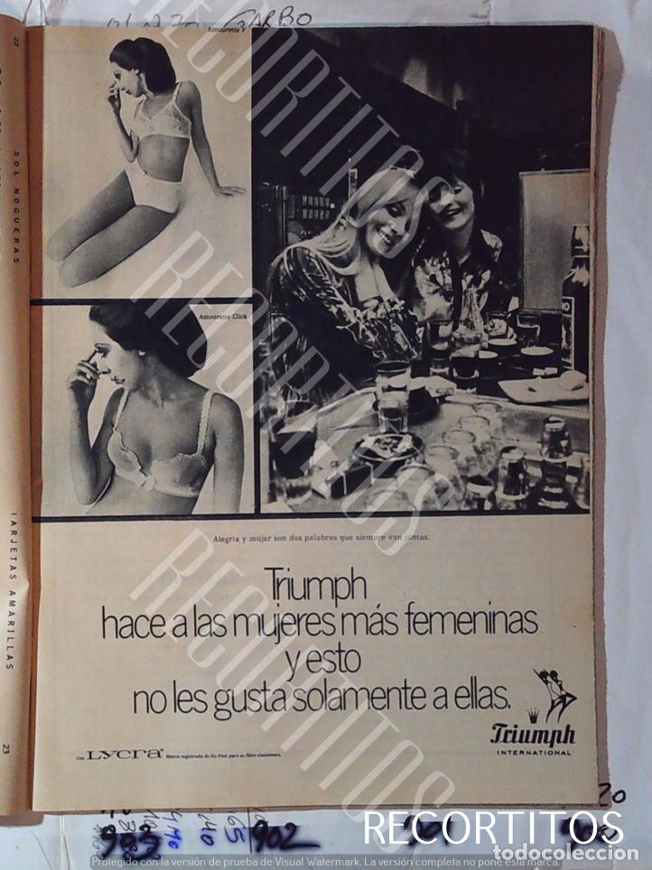 Cine: TRIUMPH INTERNATIONAL lenceria