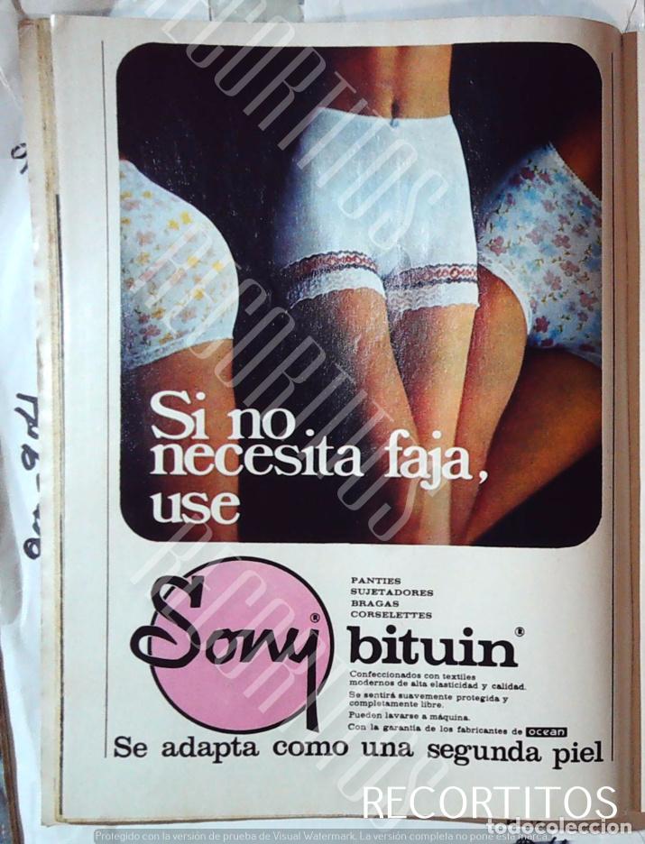 Cine: sony bituin lenceria anuncio publicidad