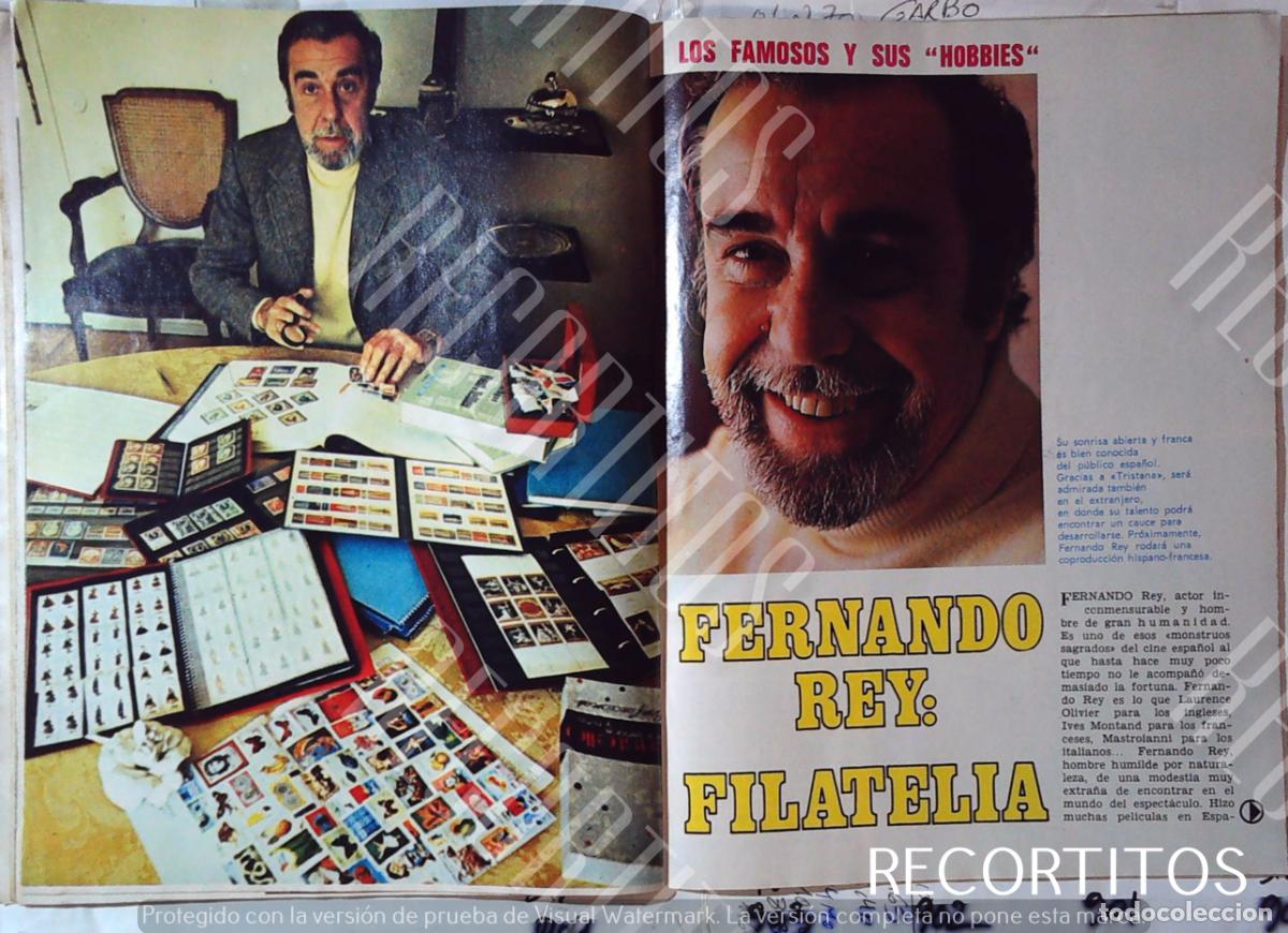 Cine: fernando rey y la filatelia