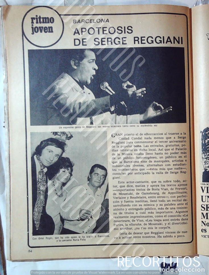 Cine: serge reggiani oriol regas nuria feliu