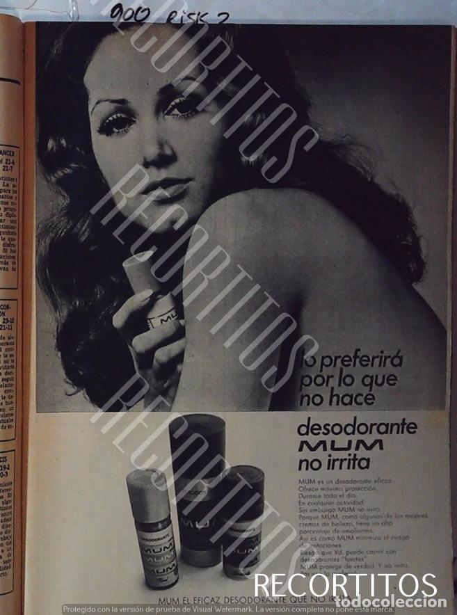 Cine: mum desodorante anuncio publicidad
