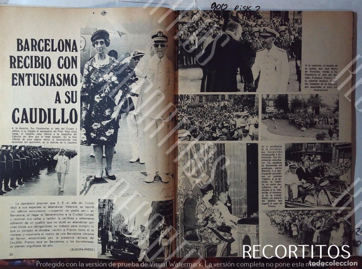 Cine: franco carmen polo el caudilloi en barcelona 1970
