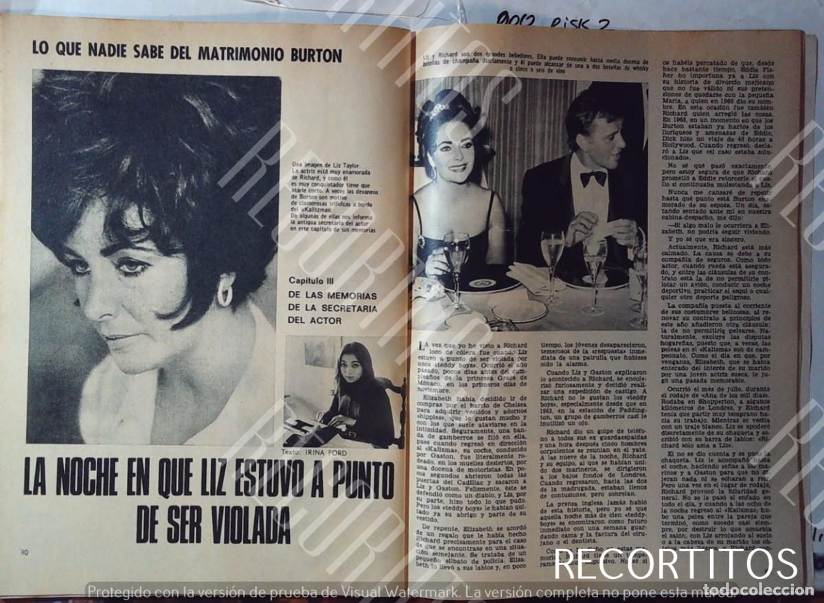 Cine: elizabeth taylor liz richard burton a punto de ser violada