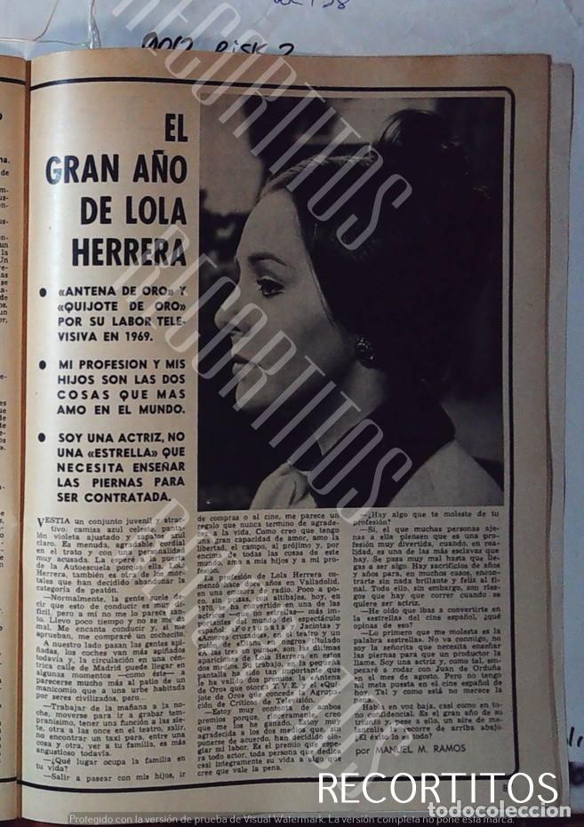 Cine: lola herrera antena de oro quijote de oro 1970