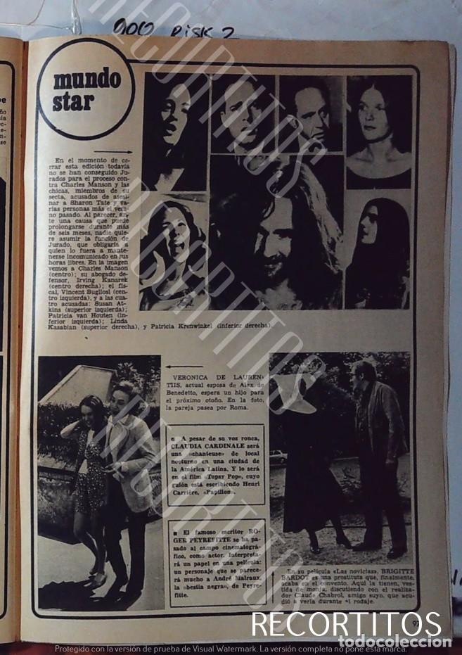 Cine: charles manson el asesino de sharon tate veronica de laurentis brigitte bardot bb