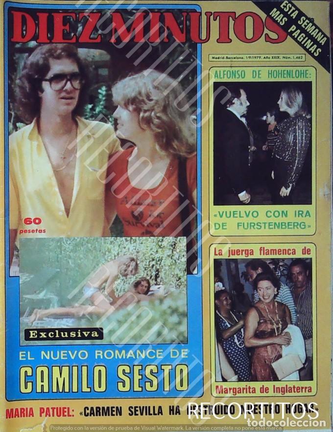 Cine: camilo sesto recorte portada en diez minutos