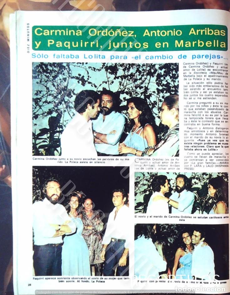 Cine: carmina ordo&ntilde;ez antonio arribas paquirri en marbella