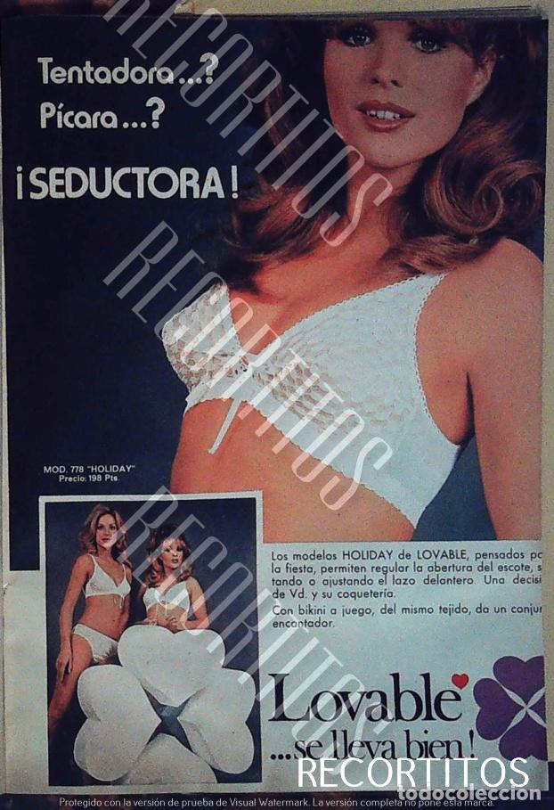 Cine: LOVABLE LENCERIA ANUNCIO PUBLICIDAD