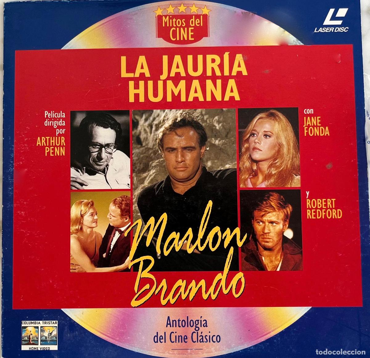Cine: LA JAURIA HUMANA. MARLON BRANDO. JANE FONDA. ARTHUR PENN. LASER-DISC ESPA&Ntilde;A