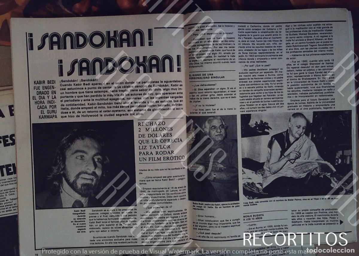 Cine: kabir bedi sandokan sandokan el tigre de malasia