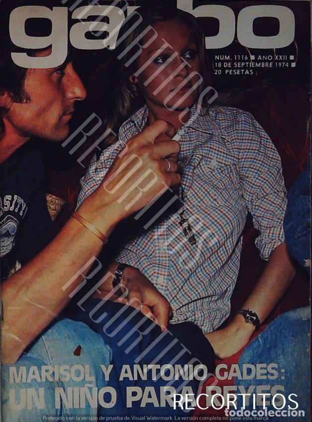 Cine: recorte portada marisol pepa flroes antonio gades