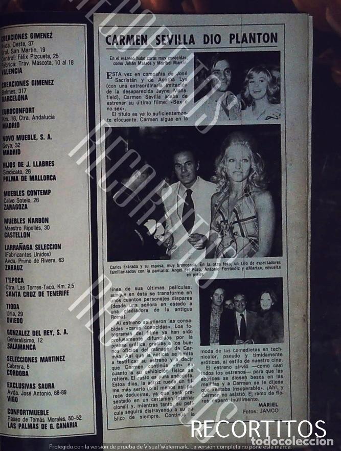 Cine: MARIBEL MARTIN JULIAN MATEOS ANTONIO FERRANDIS CARLOS ESTRADA ANGEL DEL POZO MARIA FERRANDIZ