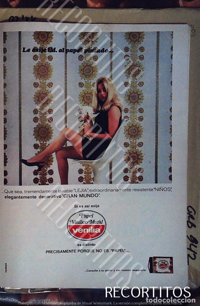 Cine: VENILIA PAPEL PINTADO ANUNCIO PUBLICIDAD