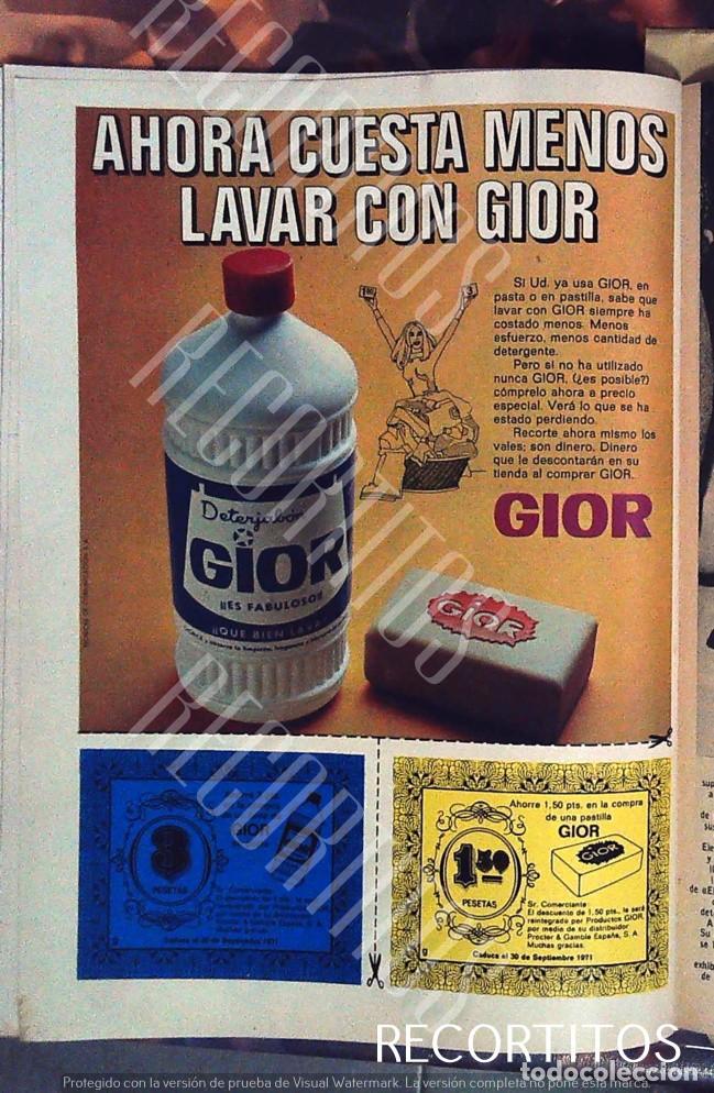 Cine: GIOR DETERJABON DETERGENTE LAVAVAJILLAS