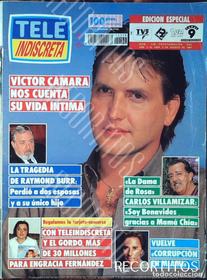 Cine: TOPACIO GRECIA COLMENARES victor camara en teleindiscreta recorte portada