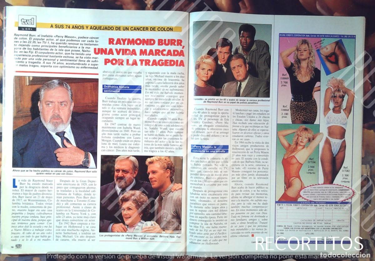 Cine: RAYMOND BURR perry mason wylliam katt william ironside lenceria