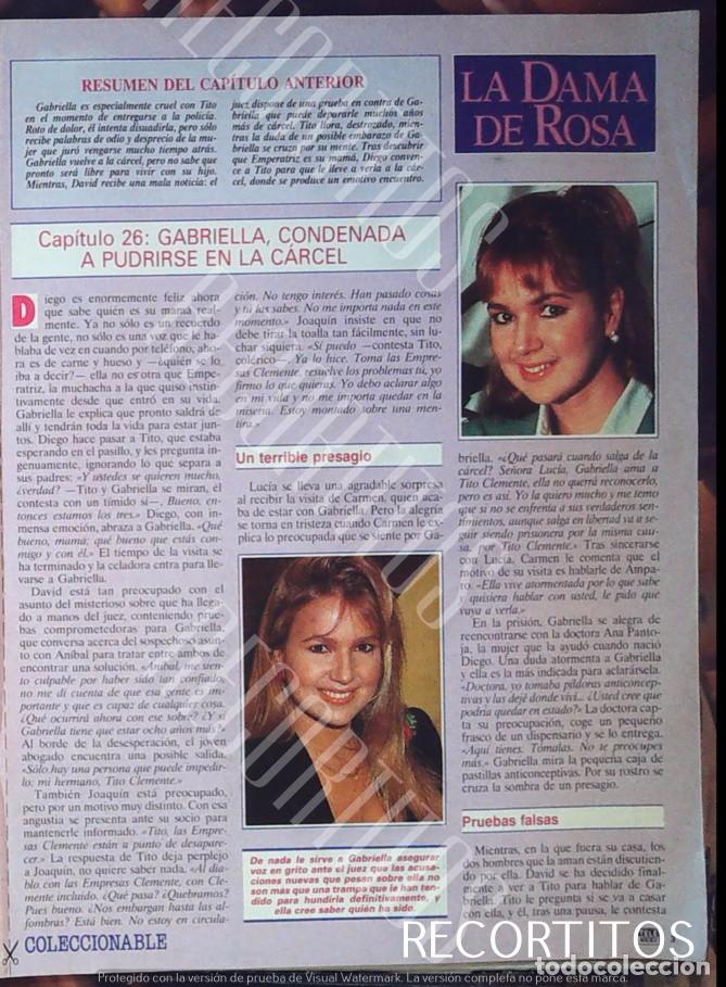 Cine: LA DAMA DE ROSA COLECCIONABLE EN TELEINDISCRETA 26 JEANETTE RODRIGUEZ CARLOS MATA