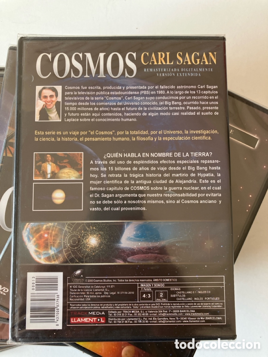Cine: Cosmos Carl Sagan DVD COMPLETA Y PRECINTADA! - Foto 3
