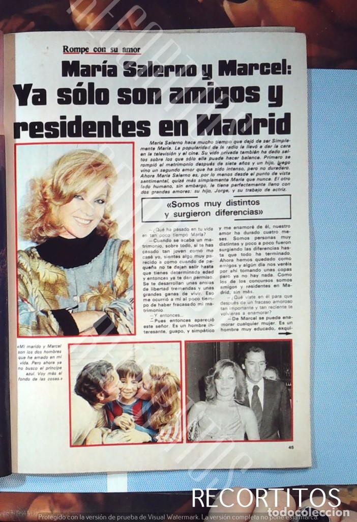 Cine: maria salerno marcel rompen su relaccion