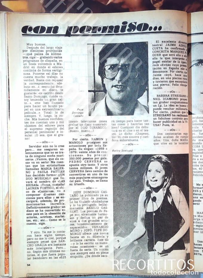 Cine: barbra streisand pepe domingo casta&ntilde;o barbara