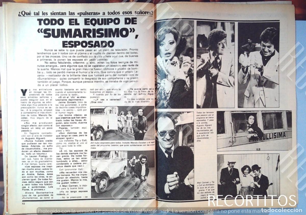 Cine: sumarisimo valerio lazarov mary carmen y sus mu&ntilde;ecos tip y col manolo escobar andres pajares esteso