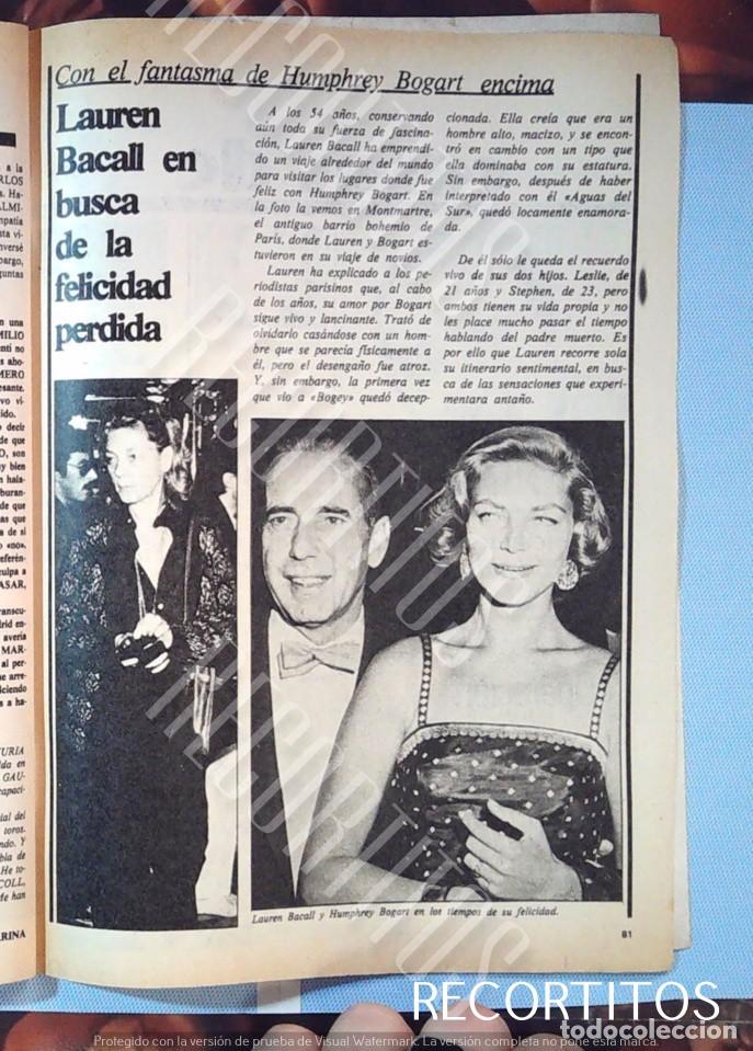 Cine: humprey bogart laurent bacall `