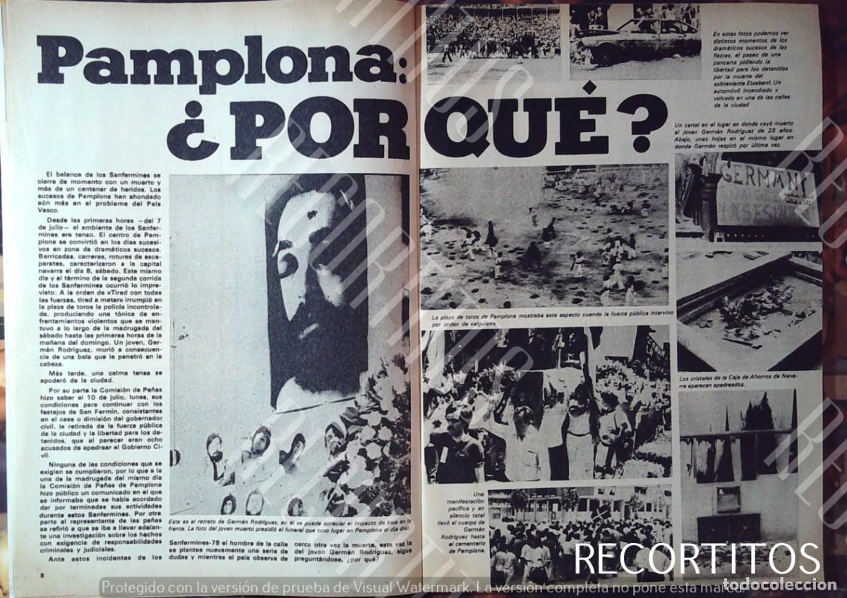 Cine: pamplona 78 san fermines german rodriguez asesinado de un balazo