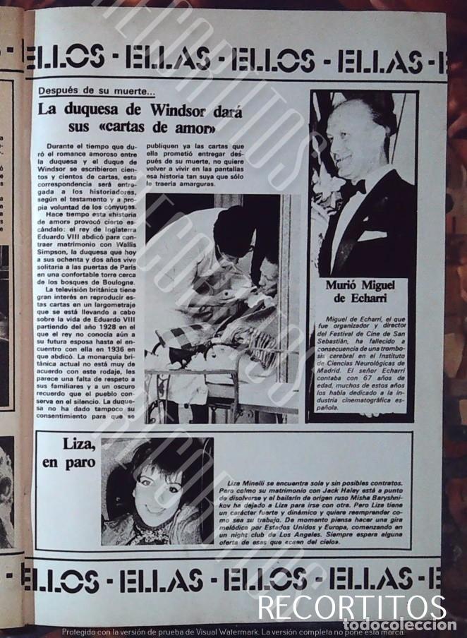 Cine: liza minelli miguel de echarri la duquesa de windsor wallis simpsons
