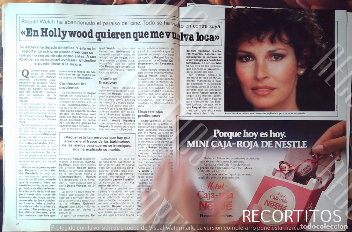 Cine: raquel welch en hollywood la quieren volver loca
