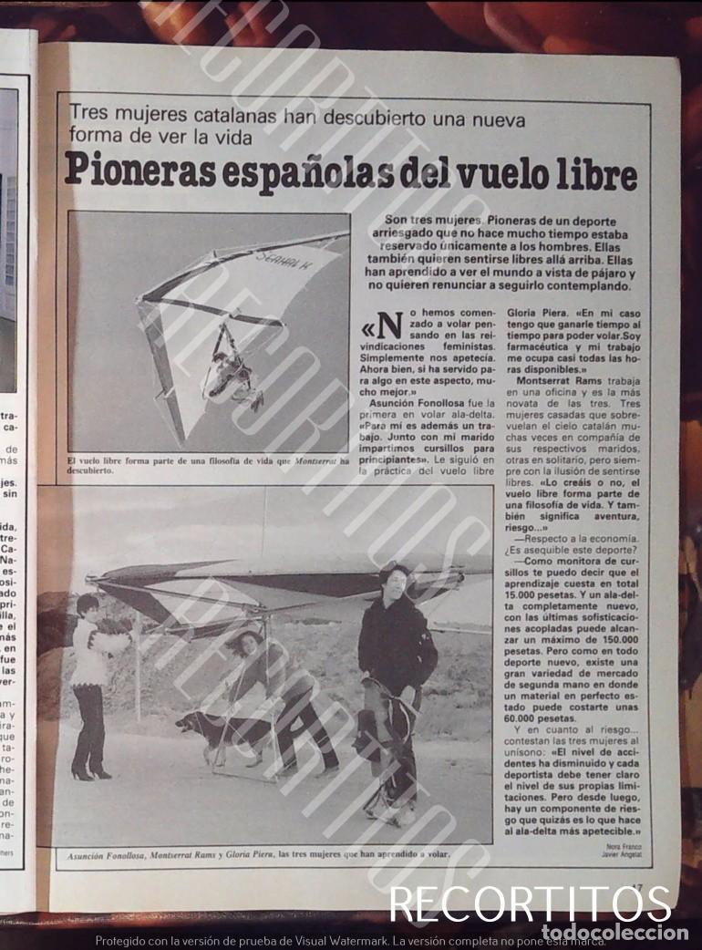 Cine: mujeres catalanas las pioneras del vuelo libre asuncion fonollosa gloria piera montserrat fons