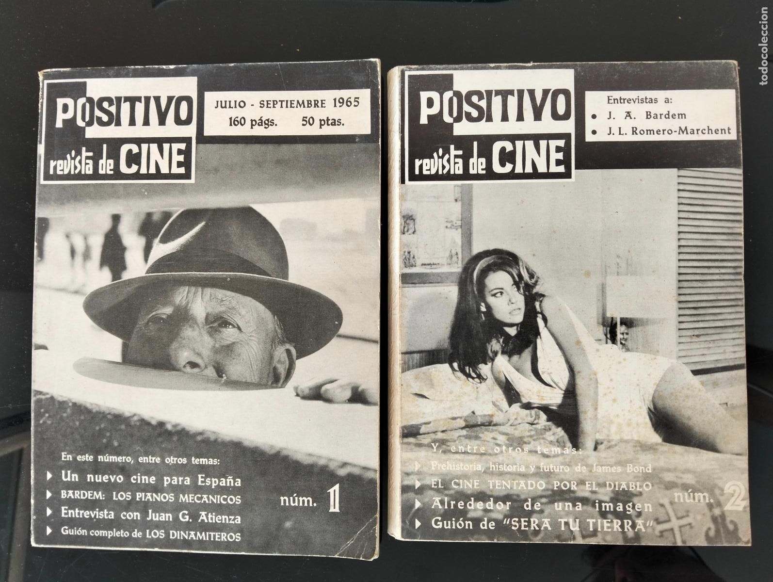 Cine: Cine. Raros Numeros de la Revista Positivo, 1 y 2. Interesantes Entrevistas. VISITA MI CATALOGO, L55