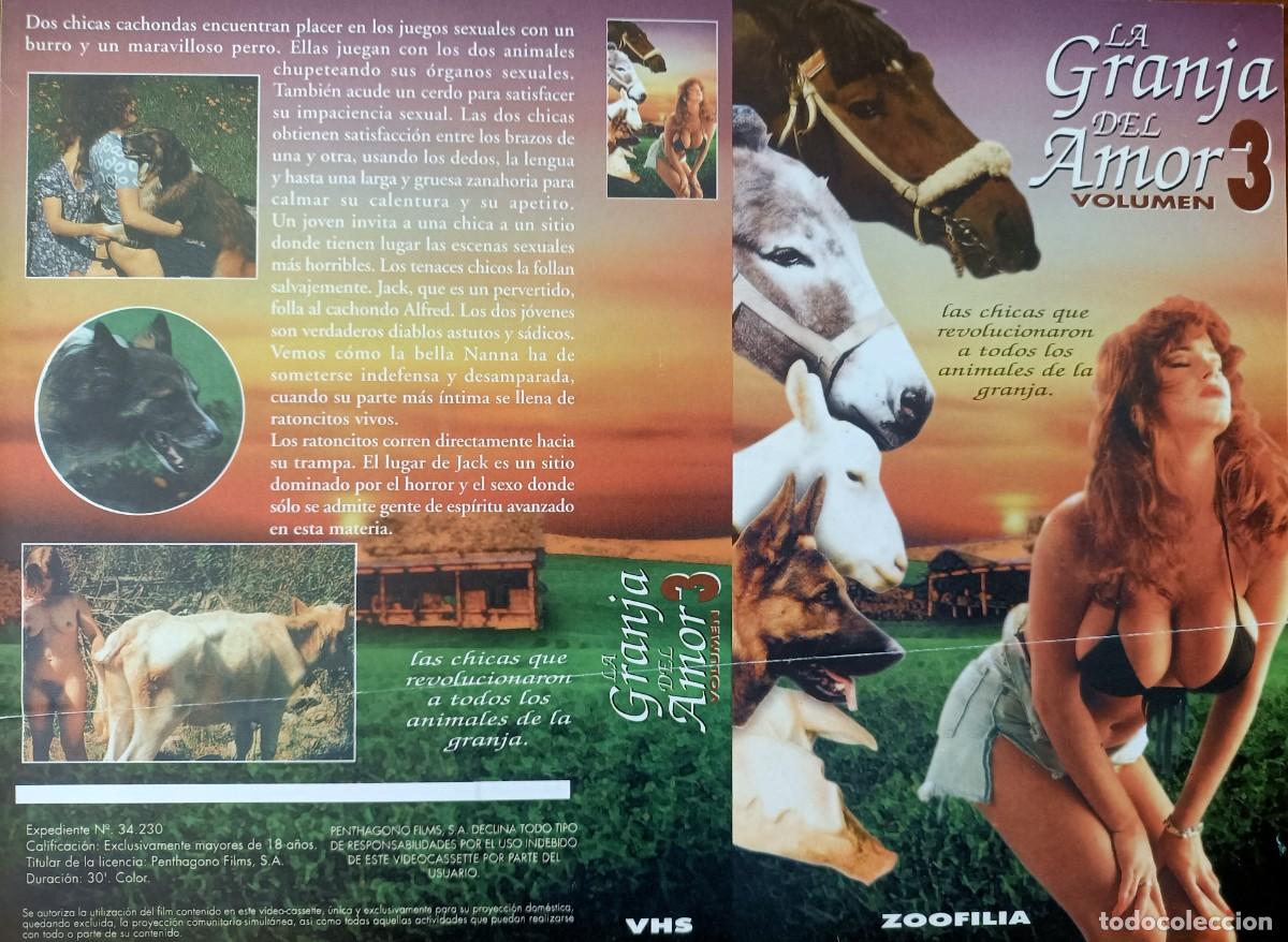 Cine: CARATULA DE LA PEL&Iacute;CULA LA GRANJA DEL AMOR 3. ZOOFILIA. MAYORES 18 A.