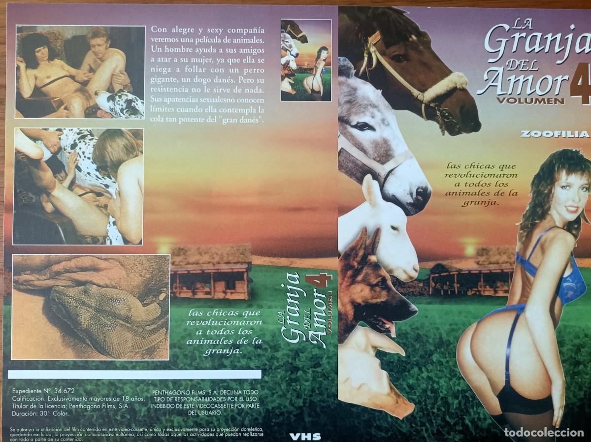 Cine: CARATULA DE LA PEL&Iacute;CULA LA GRANJA DEL AMOR 4. ZOOFILIA. MAYORES 18 A.