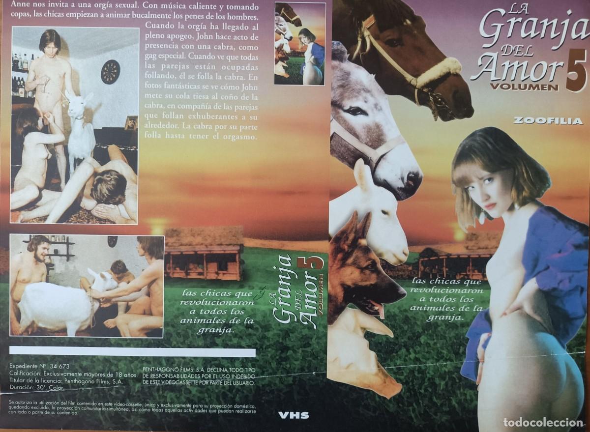 Cine: CARATULA DE LA PEL&Iacute;CULA LA GRANJA DEL AMOR 5. ZOOFILIA. MAYORES 18 A.
