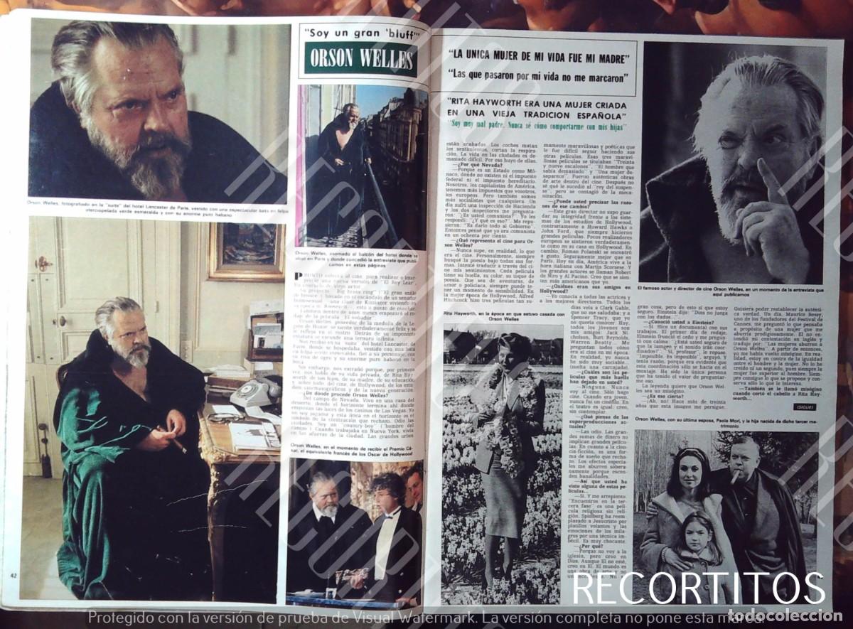 Cine: ORSON WELLES YO SOY UN GRAN BLUFF