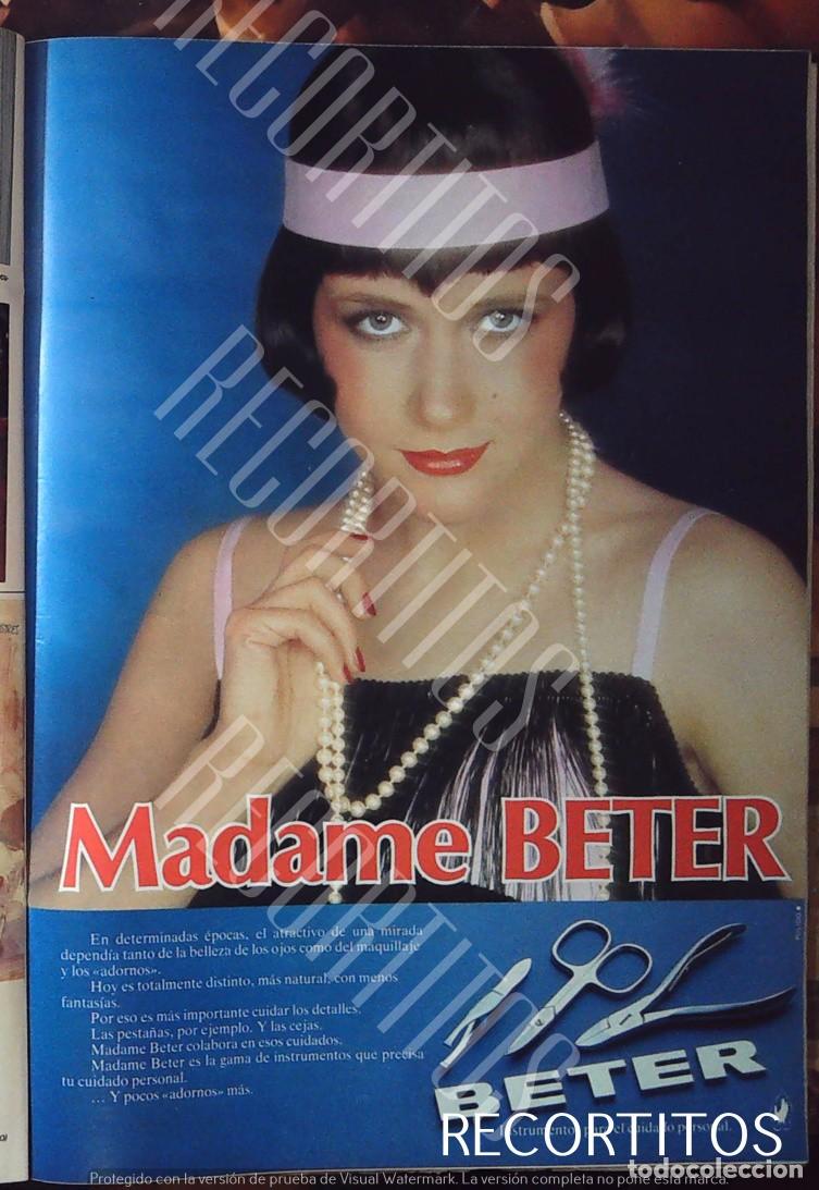 Cine: MADAME BETER ANUNCIO PUBLICIDAD