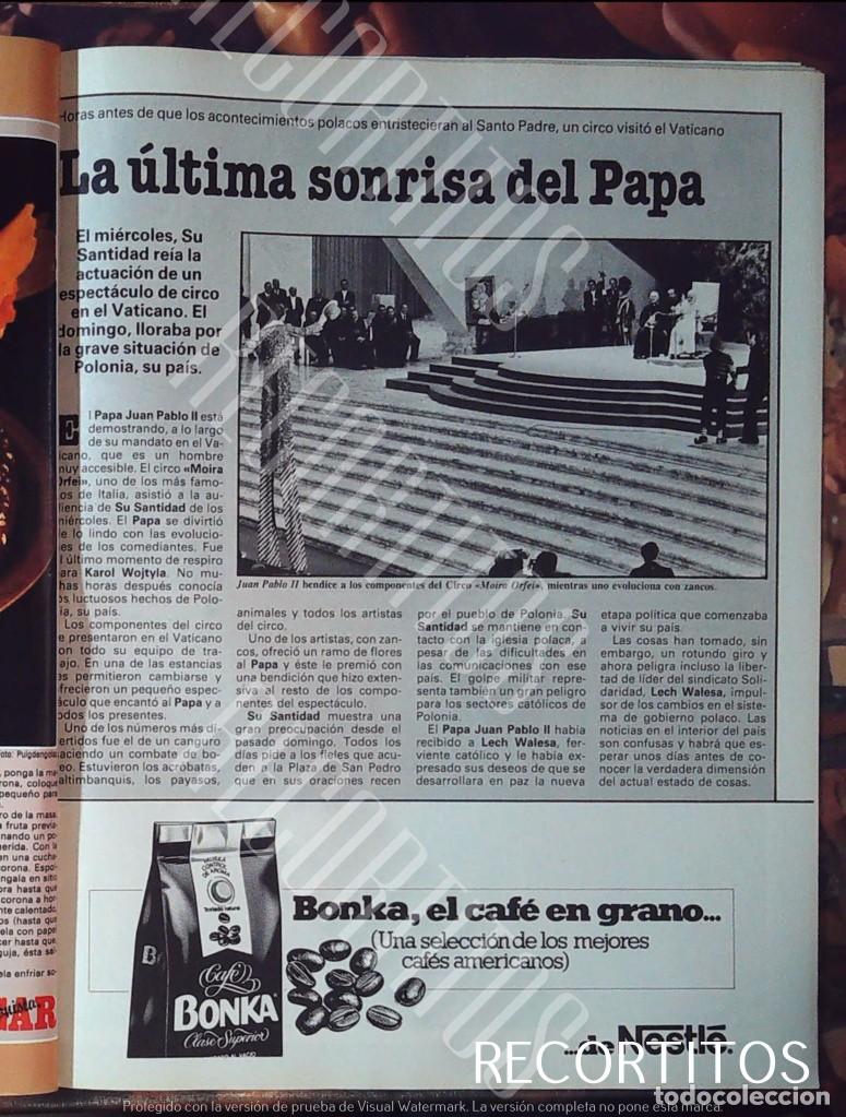 Cine: el circo en el vaticano para juan pablo ii