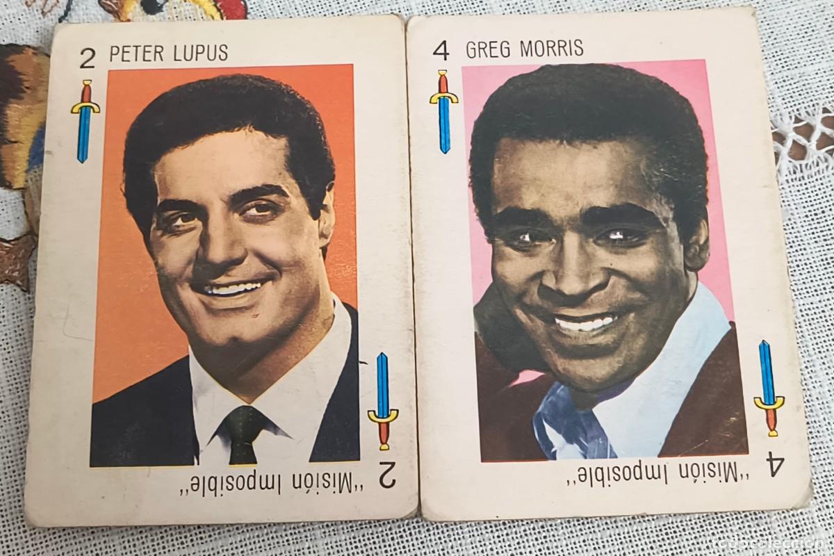 Cine: 2 CARTAS | MISI&Oacute;N IMPOSIBLE - PETER LUPUS Y GREG MORRIS/ TELE BANCO CANCI&Oacute;N