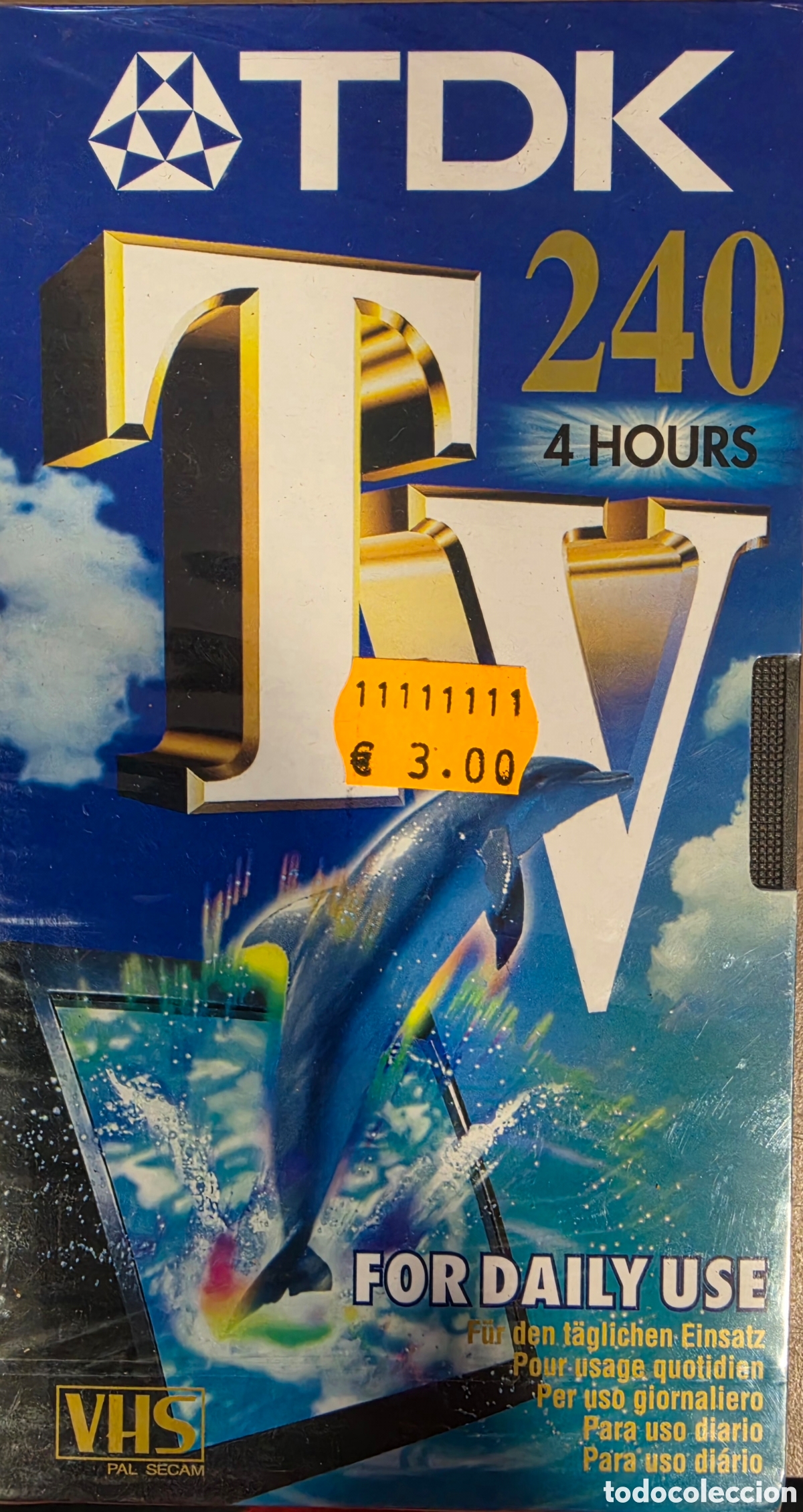 Cine: TDK VHS 240 PARA GRABAR