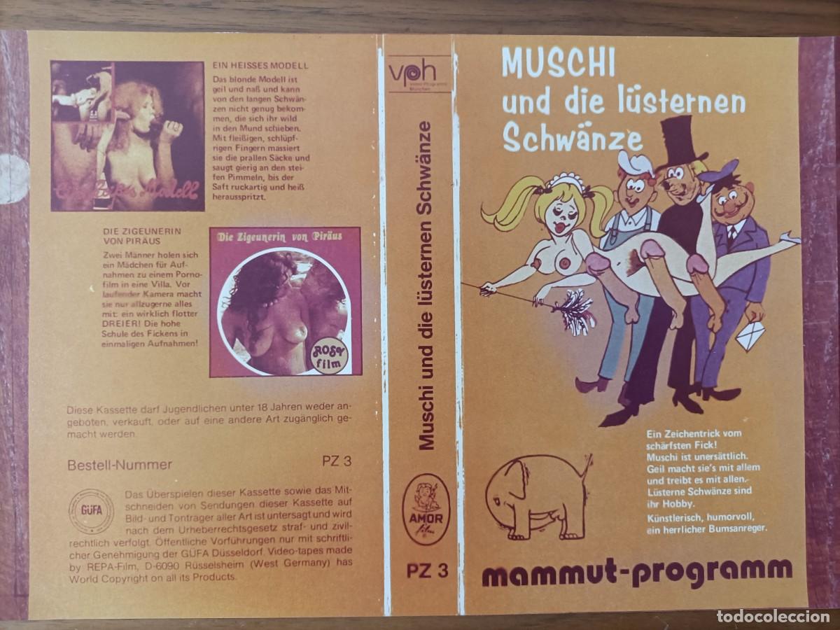 Cine: CARATULA DE LA PEL&Iacute;CULA. PORNO ANIMADO ALEM&Aacute;N. MUSCHI UND DIE LUSTERNEN SCHWANZEENWALD. 18 A.