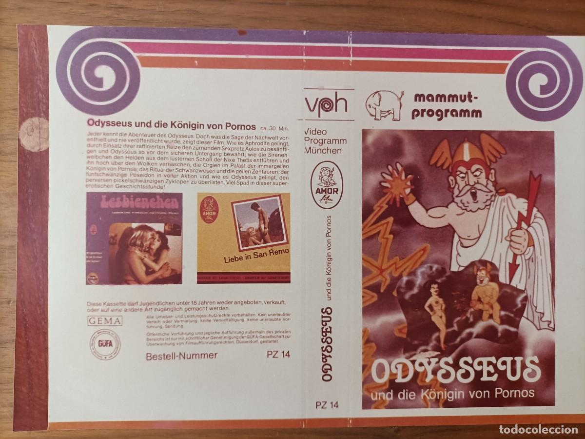 Cine: CARATULA DE LA PEL&Iacute;CULA. PORNO ANIMADO ALEM&Aacute;N. ODYSSEUS UND DIE KONIGIN VON PORNOS. 18 A.