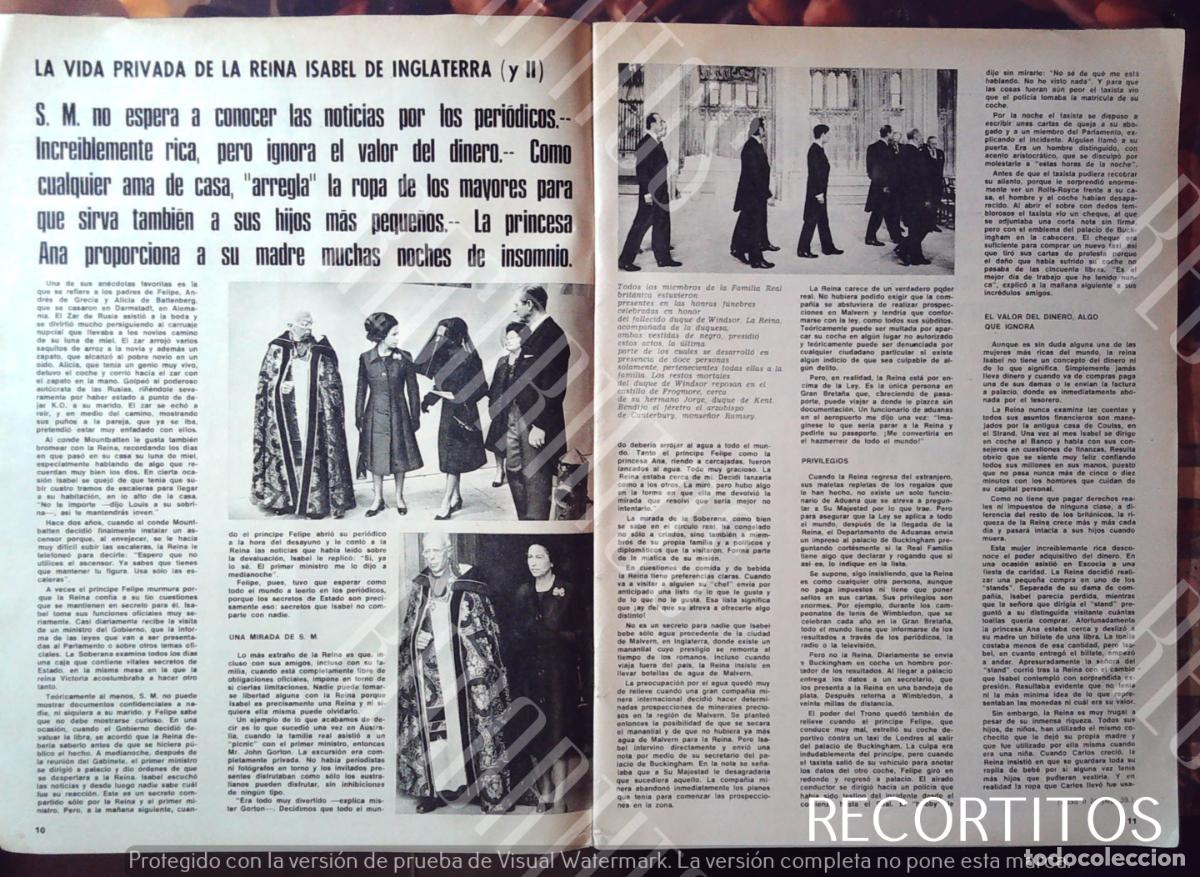 Cine: LA VIDA PRIVADA DE LA REINA ISABEL II DE INGLATERRA EN MISS 1973