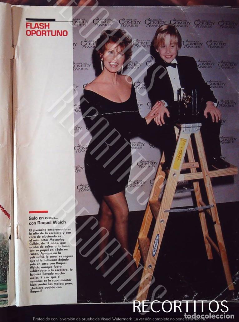 Cine: macaulay culkin SOLO EN CASA raquel welch