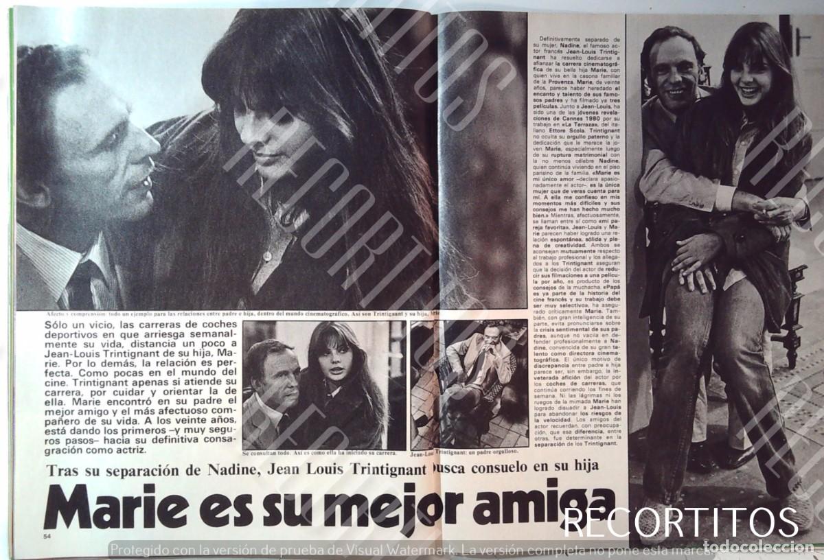 Cine: JEAN LOUIS TRINTIGNANT luis nadine