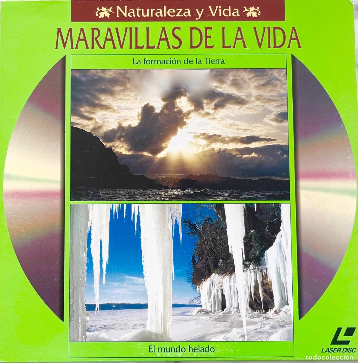 Cine: MARAVILLAS DE LA VIDA. NATURALEZA Y VIDA. LA FORMACION DE LA TIERRA. MUNDO HELADO. LASER DISC