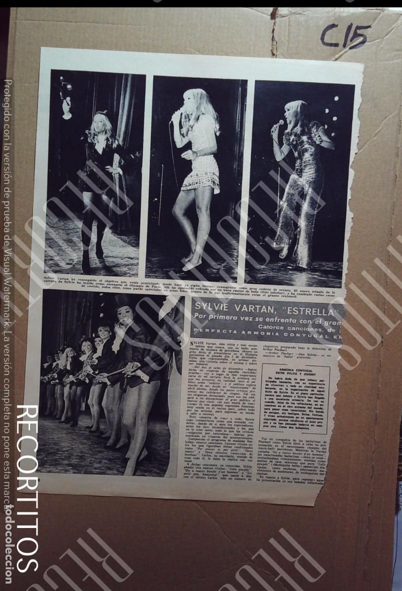 Cine: sylvie vartan johnny hallyday dalida francoise hardy olympia faja biky crolls