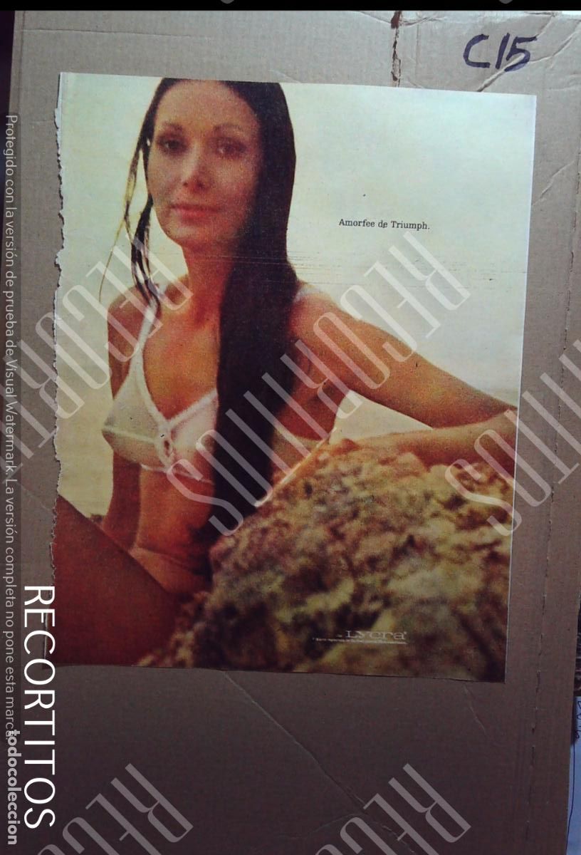 Cine: TRIUMPH INTERNATIONAL lenceria marisol pepa flores los sirex