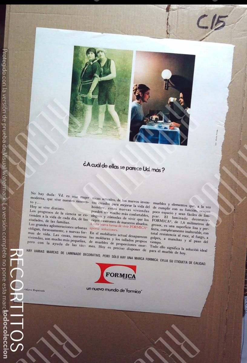 Cine: FORMICA ANUNCIO PUBLICIDAD
